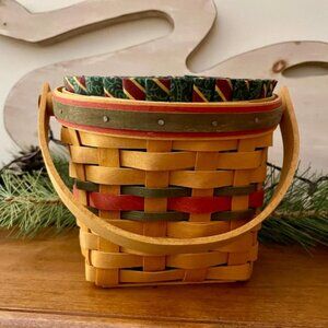 Longaberger 1998 Little Joy Basket Set – Hostess Gift, Holiday Decor